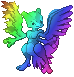 Rainbow Elemental Mewtwo
